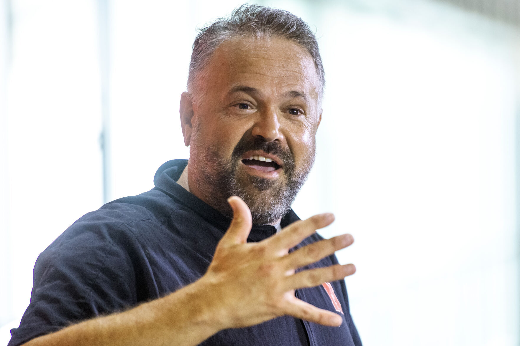 NU football practice, 7.31